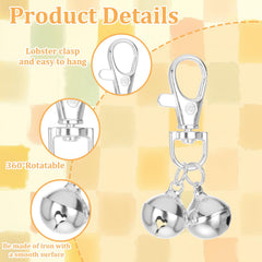 JJUNW cloche zinc alliage, surface lisse et durable.