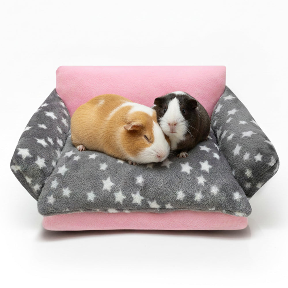 JVVGPET canape-lit peluche pour cobaye: endroit doux pour cobaye et petits animaux.