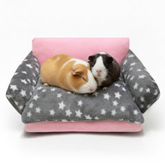 JVVGPET canape-lit peluche pour cobaye: endroit doux pour cobaye et petits animaux.