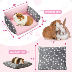 JVVGPET detail du tissu fleece gris à étoiles, agréable et facile à nettoyer.