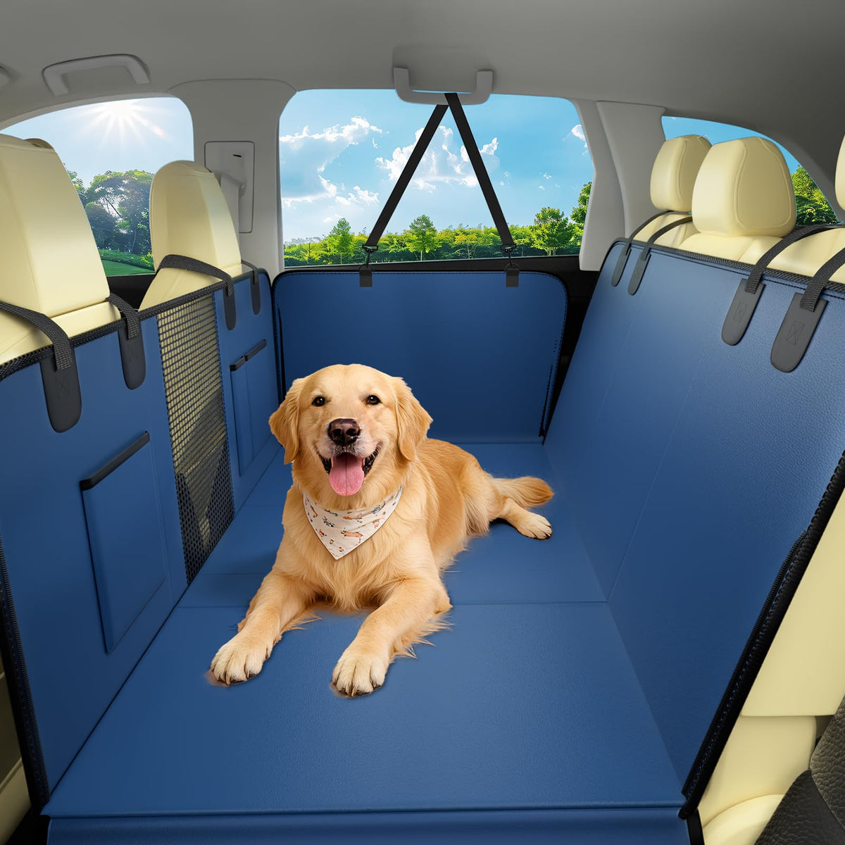 JKLESA Tapis siège arrière imperméable protège des taches et odeurs