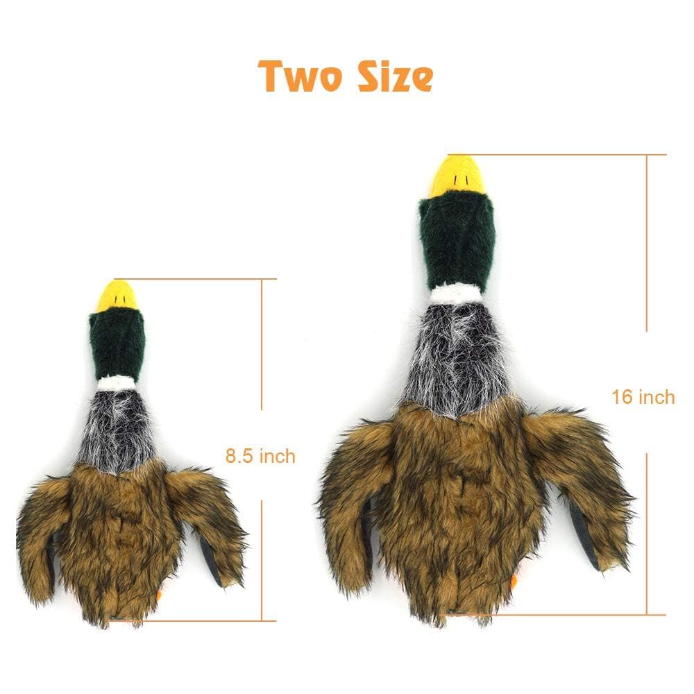 Détail texture douce JKW peluche colvert, expérience tactile agréable pour mordiller