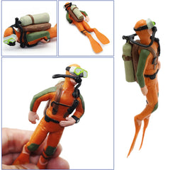 JLEivvi accessoire aquarium plongeur flottant, parfait pour dynamiser votre bassin.
