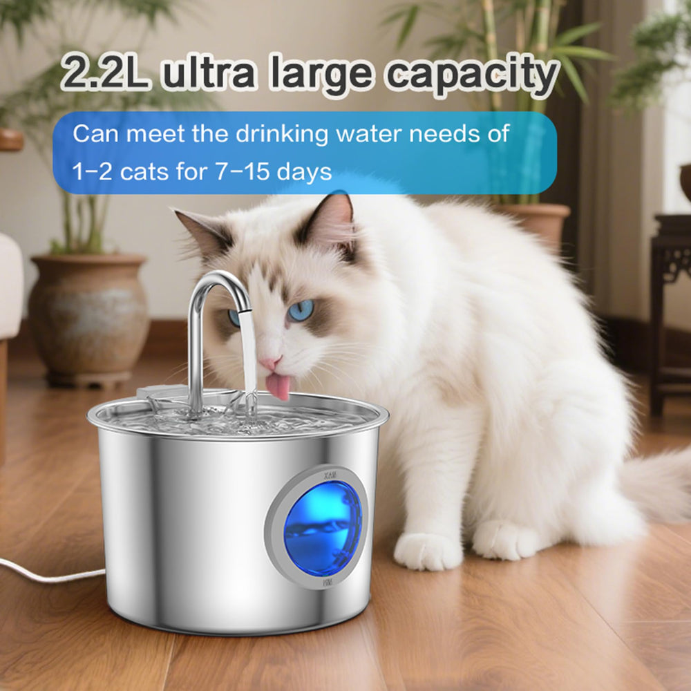 JLVDXN-nettoyage-sans-effort-fontaine-chat, nettoyage rapide grâce à une conception simple.
