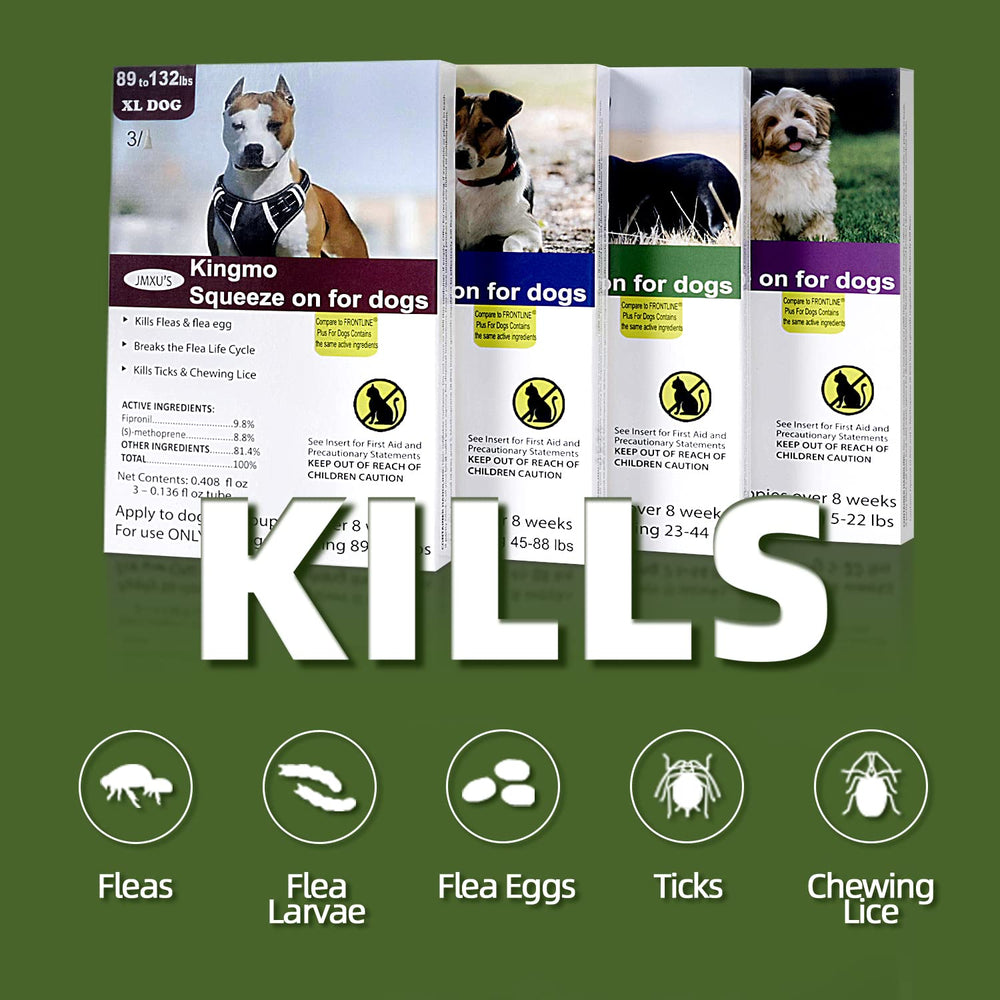 Application sur le dos du chien avec le capuchon pratique de Jmxu's.