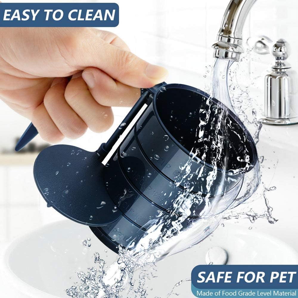 Pelle-doseuse Joansan, mesure trois-quarts de tasse pour chiens et chats.