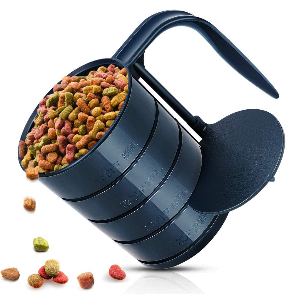 Pelle-doseuse Joansan pour nourriture de chien, mesure précise d'une tasse.