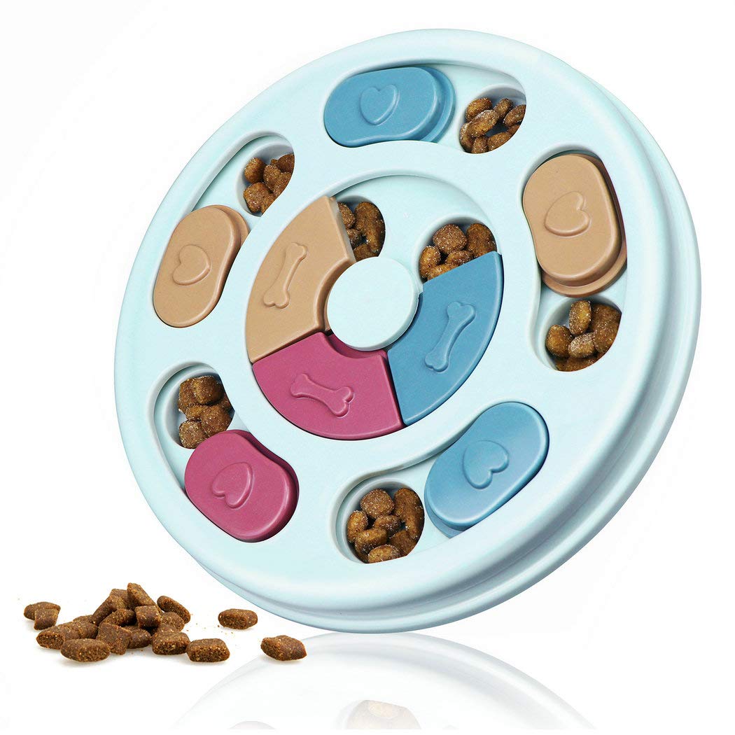 Joansan Jouet puzzle chien interactif, stimulant l'intelligence et la curiosité lors des repas.