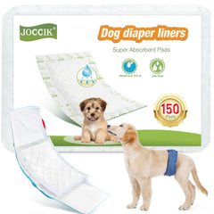 JOCCIK coussinets absorbants pour couches canines – absorption fiable jour et nuit