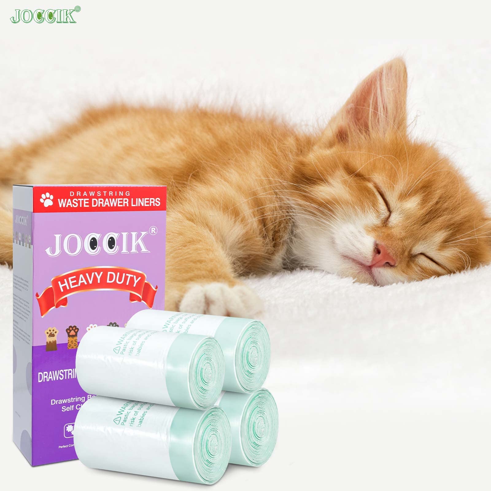 JOCCIK sac-litiere résistant pour usages longue durée et hygiène