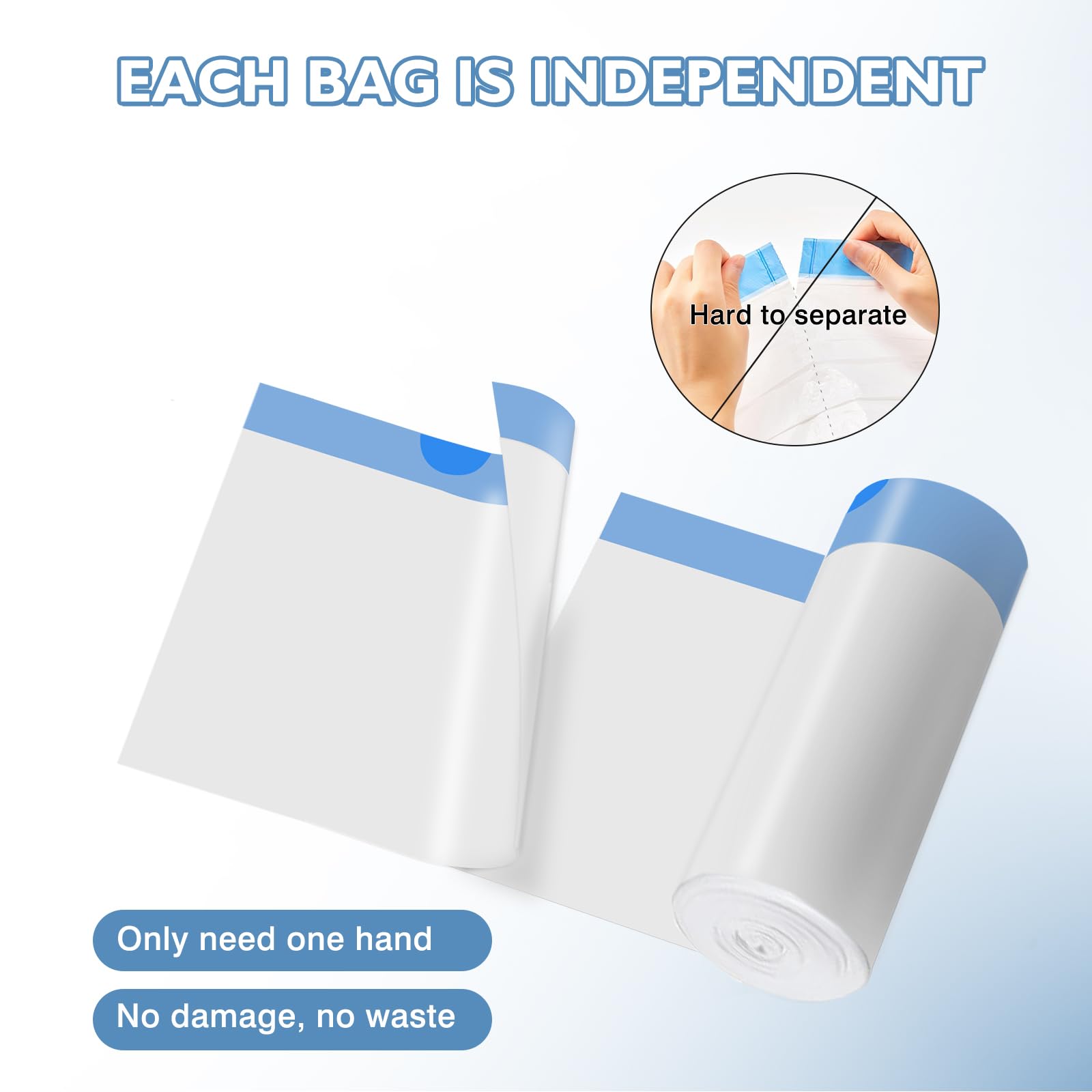 Sacs compatibles MW-SC01, MW-SC02 et MW-LR01 pour un bac automatique propre.