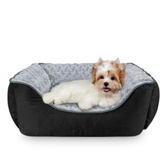 JOEJOY lit-chien rectangle - support tête pour repos confortable et alignement naturel.