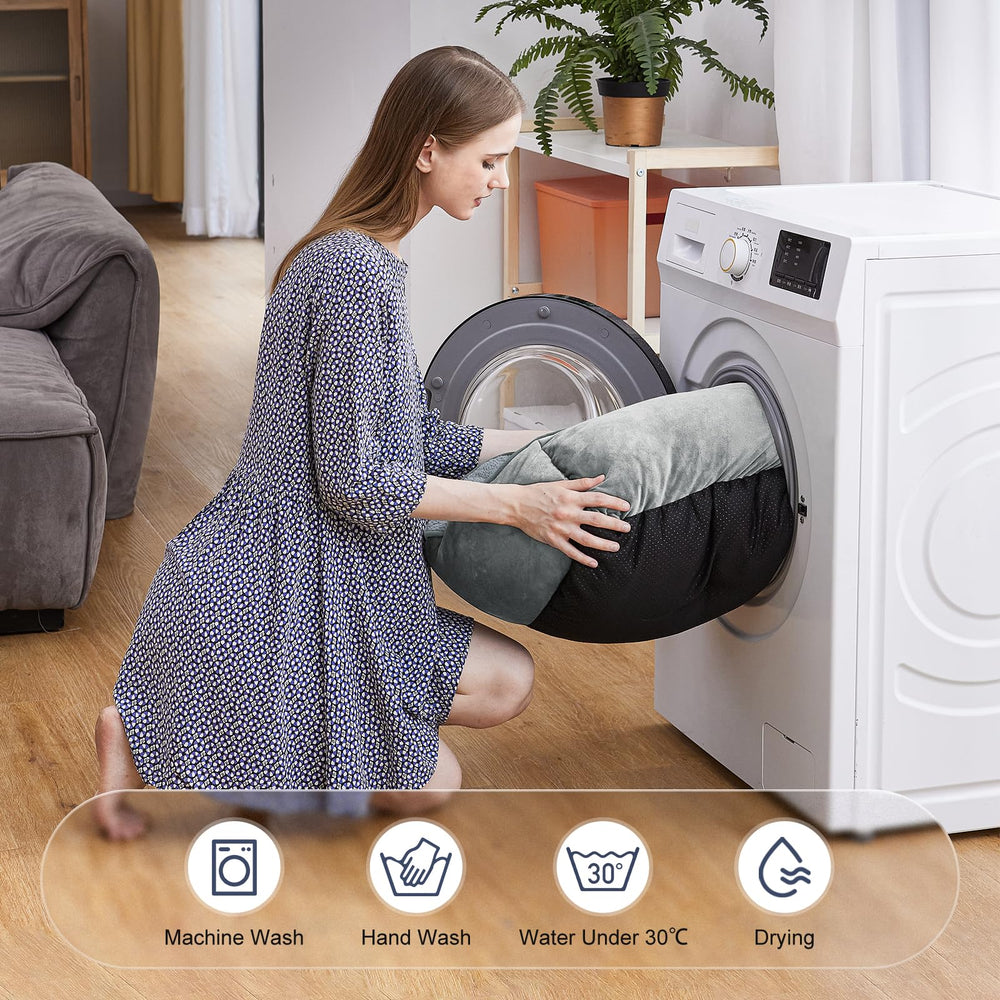 Lavage facile JOEJOY, nettoyage pratique en machine.