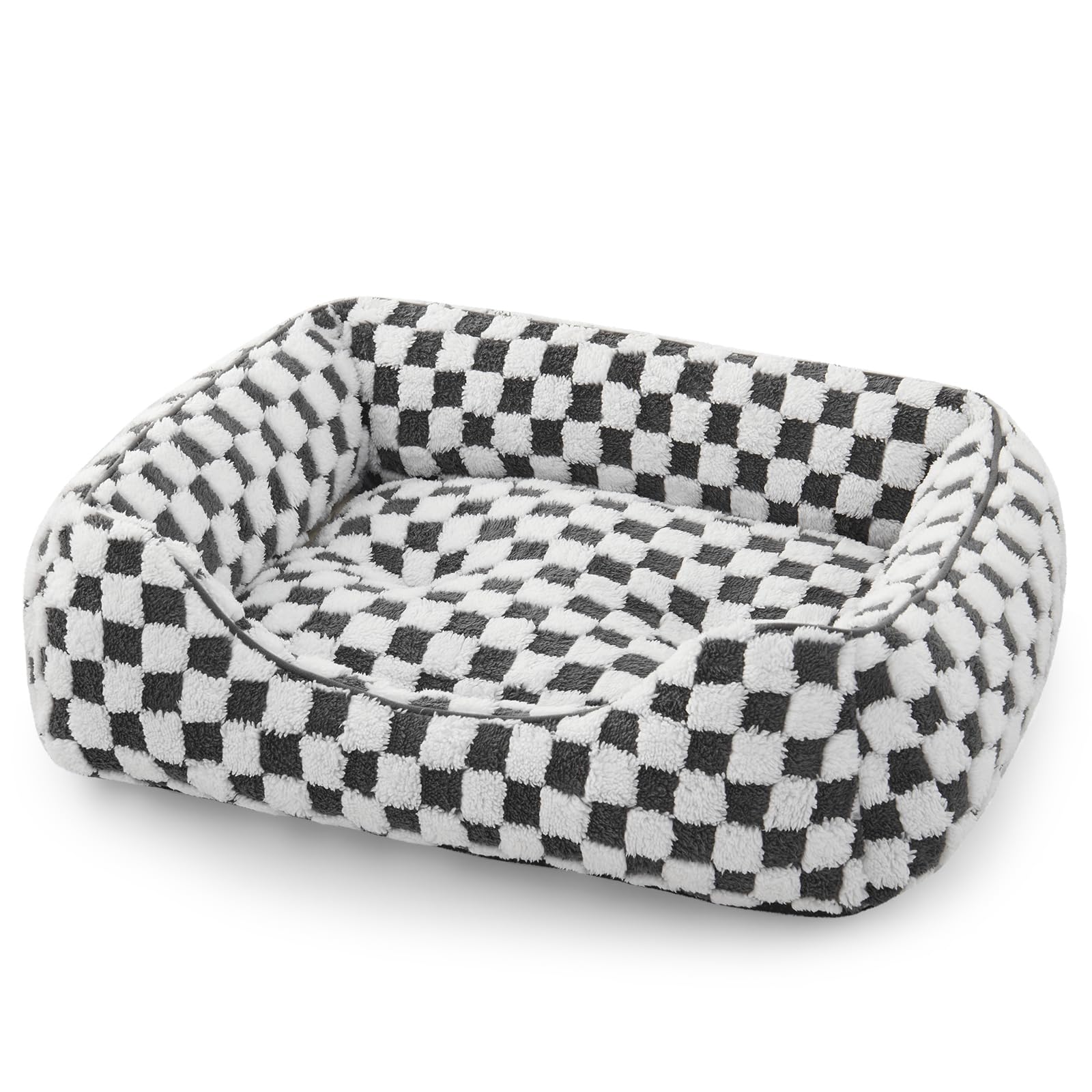 Lit JOEJOY pour chien rectangulaire, soutien orthopédique pour les siestes confortables.