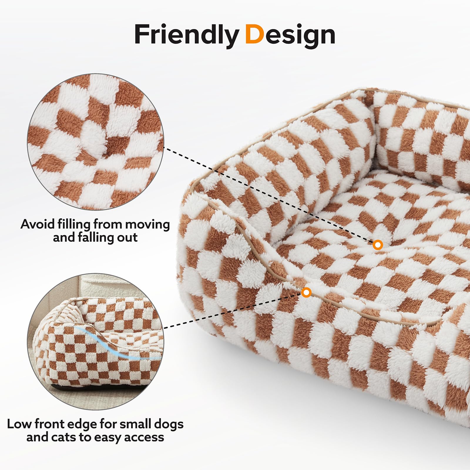 JOEJOY lit rectangle chien confort doux pour siestes