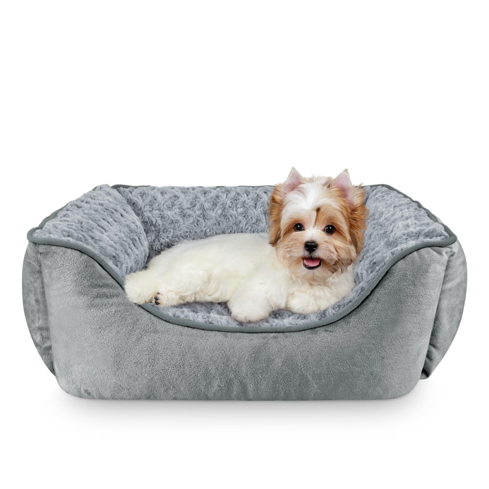 Lit rectangulaire JOEJOY pour grand chien, confort et soutien.