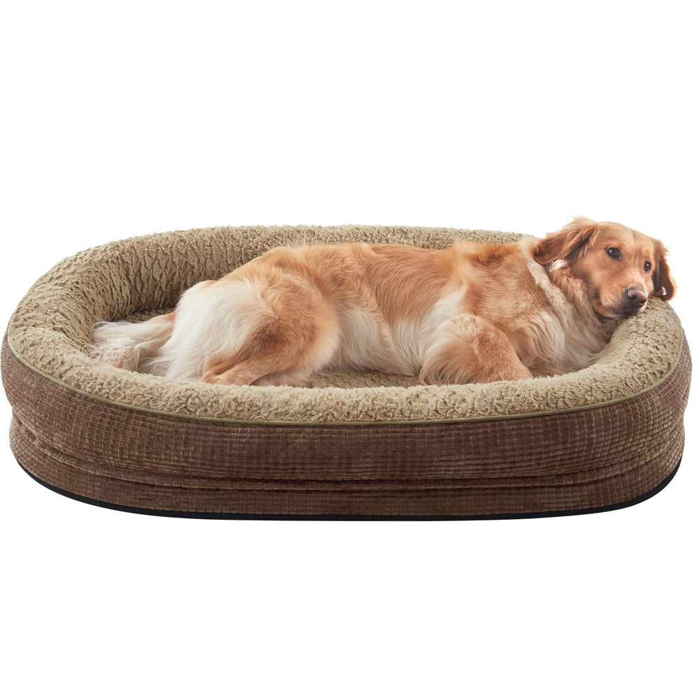JOEJOY oreiller orthopédique pour chien grand, mousse mémoire pour soutien ciblé
