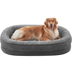 Joejoy Panier Chien Orthopedique Extragrand Egg Crate – soutien musculaire et confort pour chiens.