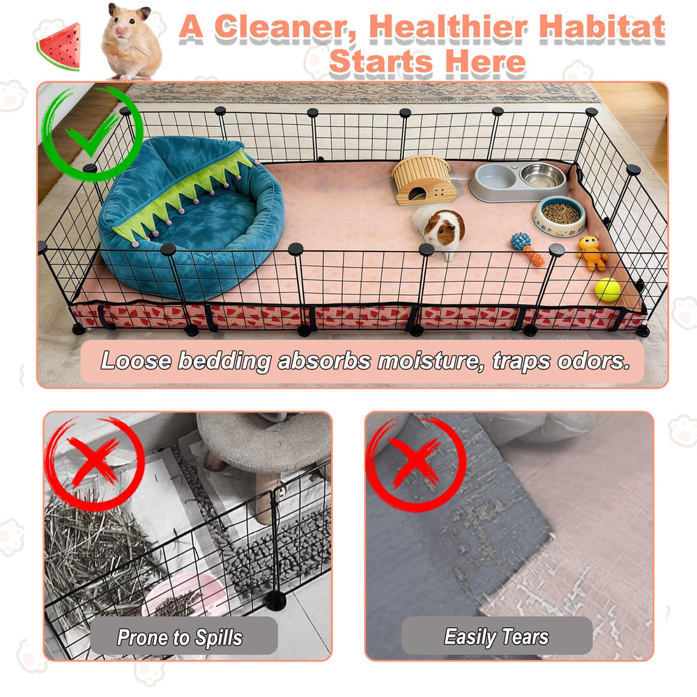 JOGEPEYO-tapis-cage-impermeable, nettoyage facile et rapide.