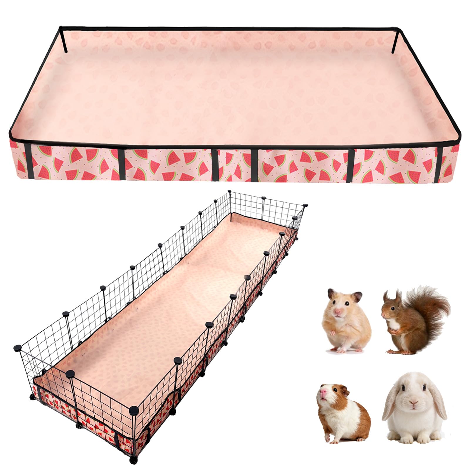 Le tapis JOGEPEYO, tapis de cage imperméable, assure une surface propre et sèche.
