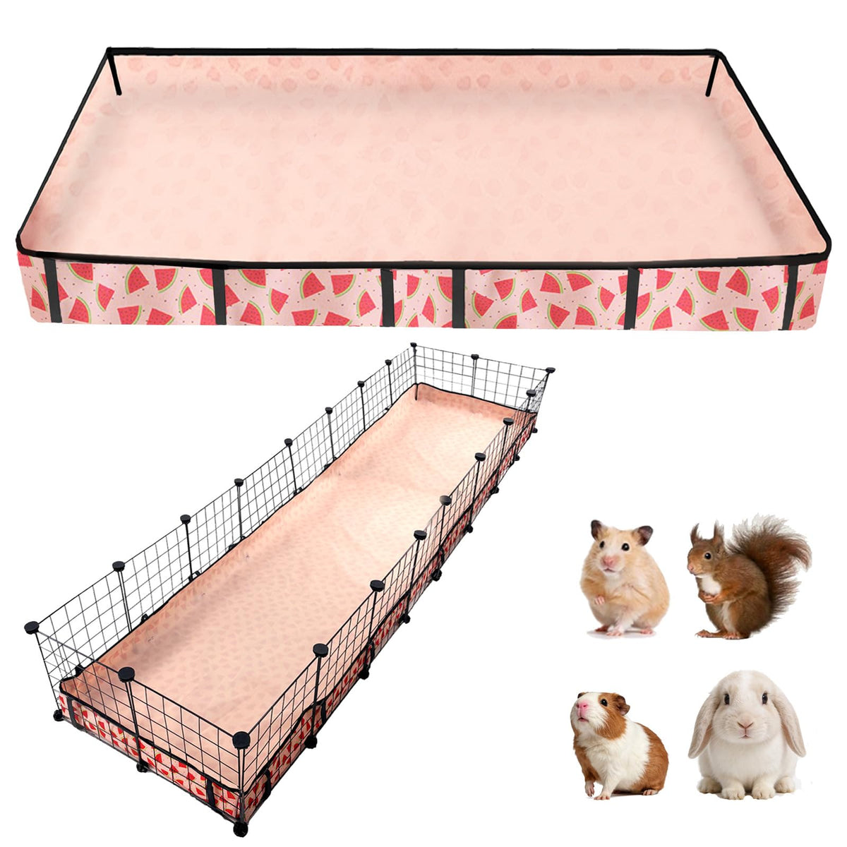 Le tapis JOGEPEYO, tapis de cage imperméable, assure une surface propre et sèche.