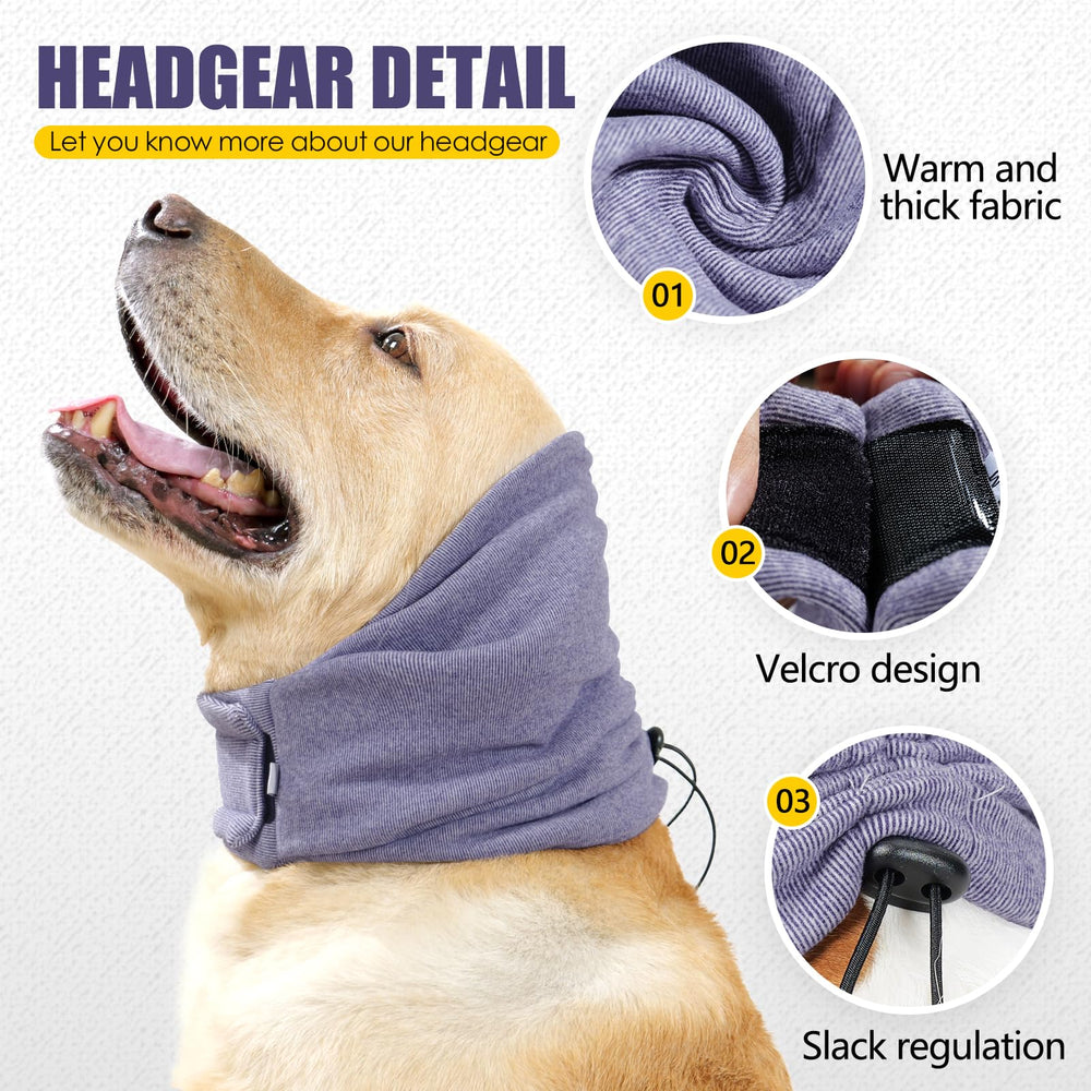 JOHNBOLIN cache-oreilles chien calment et gardent les oreilles au chaud