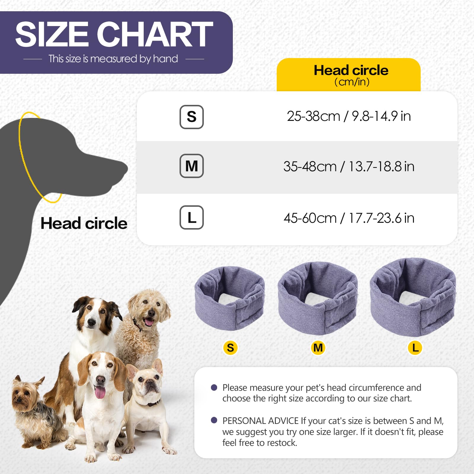 JOHNBOLIN cache-oreilles chien utilisation pendant le toilettage et les soins