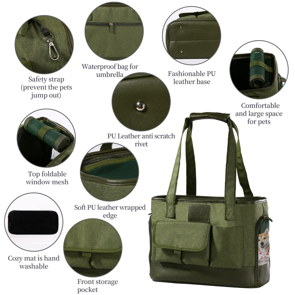 Johomviin poches pratiques rangement — emplacements pour friandises et clés.