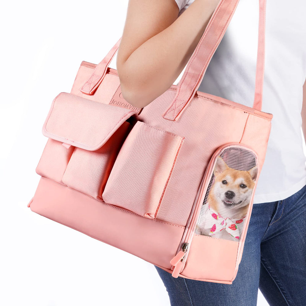 Johomviin sac animal exterieur rose, design élégant et portable.