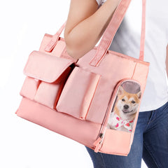 Johomviin sac animal exterieur rose, design élégant et portable.