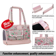 Fond rembourré doux du sac Johomviin pour le confort de l'animal pendant le voyage.