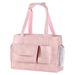 Johomviin sac-transit-chat rose extérieur, élégant et pratique pour voyager avec votre chat.