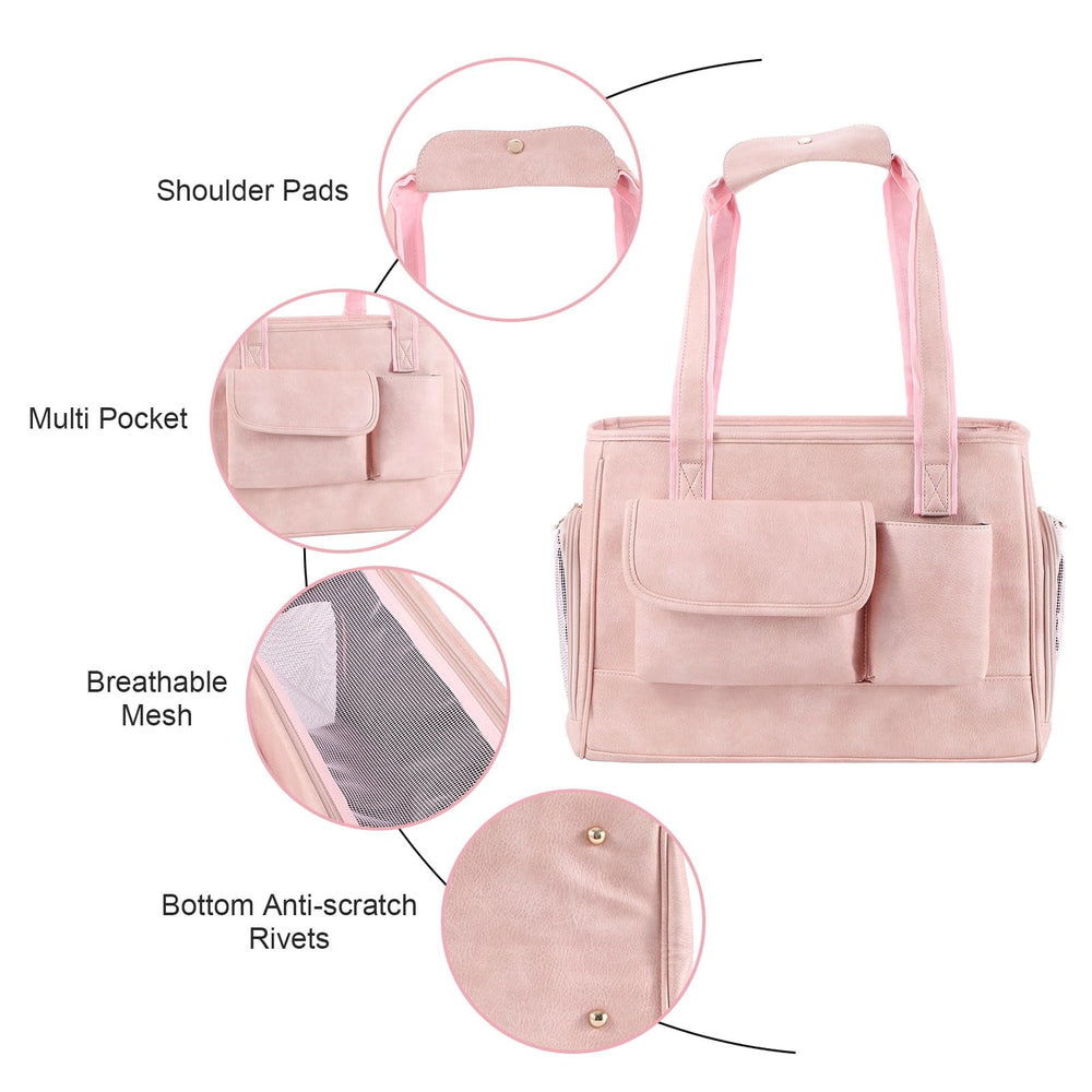 Johomviin sac-transit-chat rose système sécurité intégré pour éviter les escapades.
