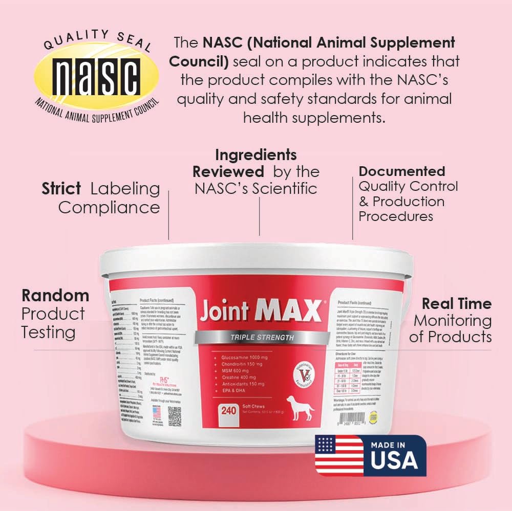 Joint Max TS : soutien santé arthrose canine