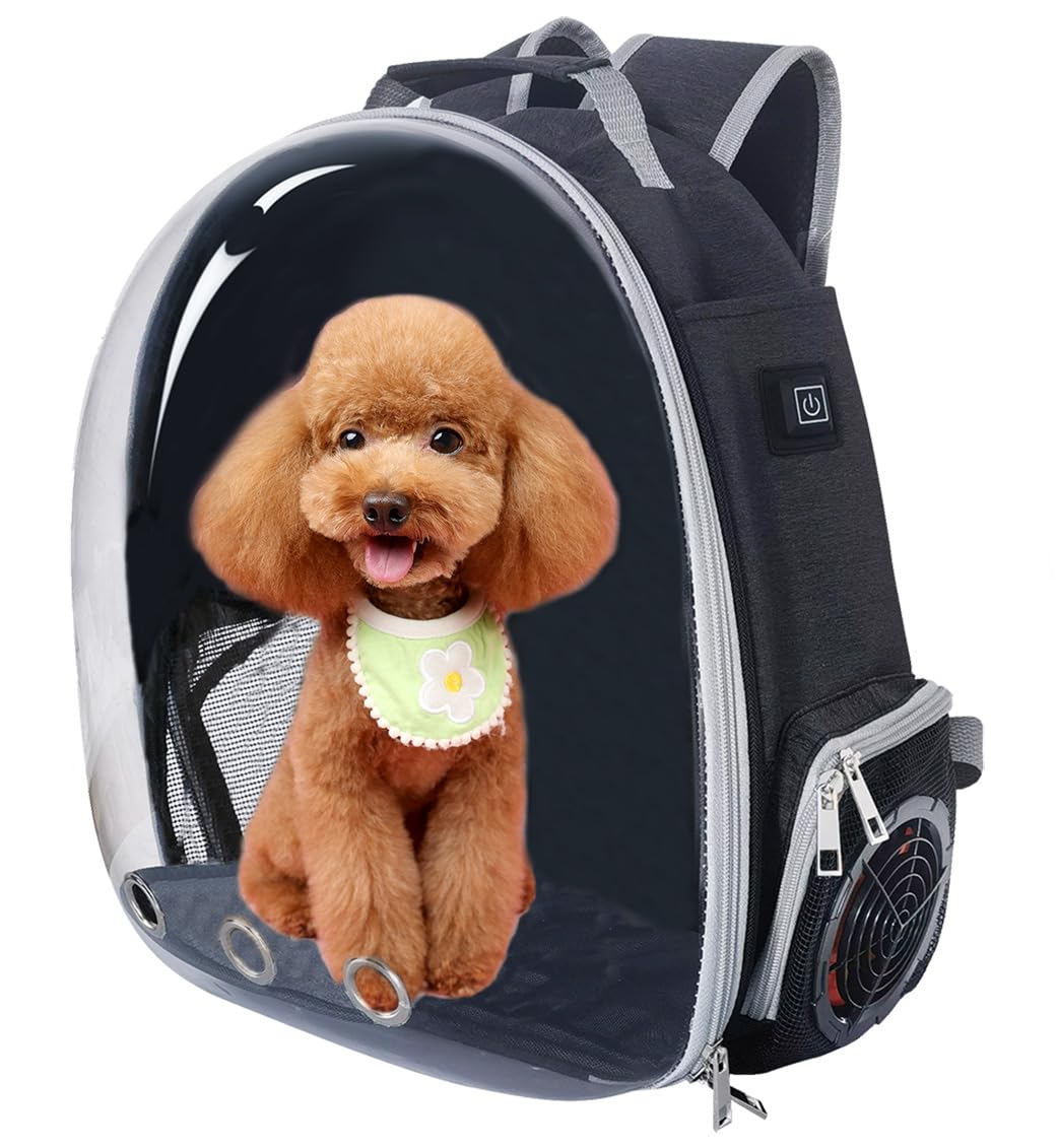 JOJOPEPE sac animaux refroidissement ventilateur côté, confort en voyage.