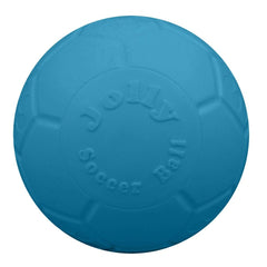 Jolly Pets Ballon Soccer 6 pouces bleu océan, parfait pour les jeux extérieurs.