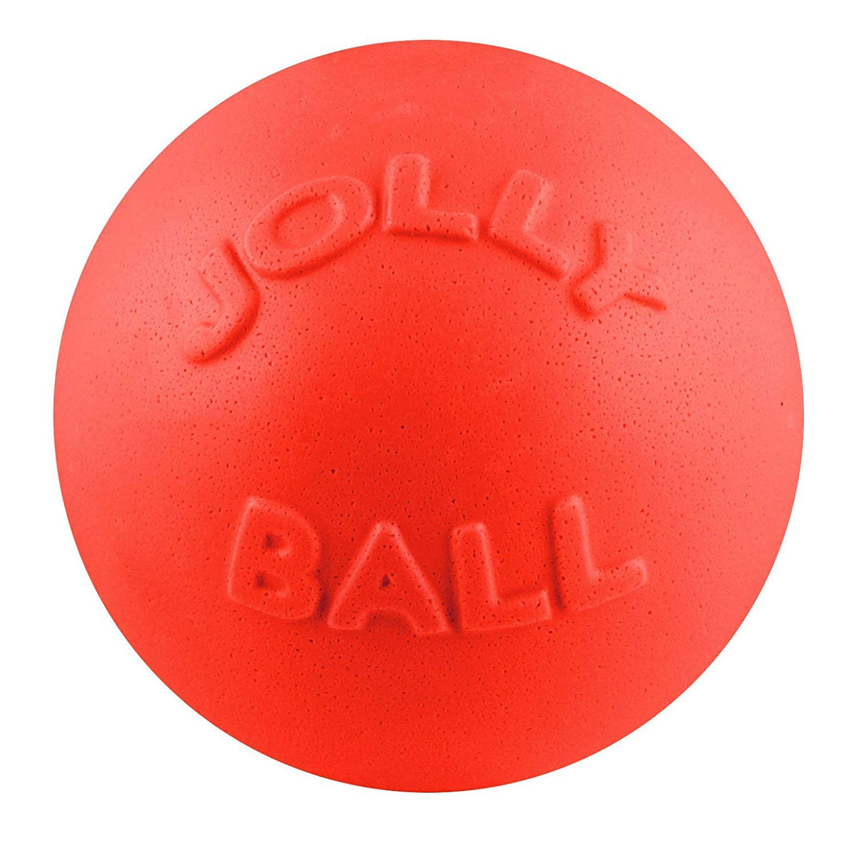 Jolly Pets Bounce-N-Play orange, balle 6 pouces idéale pour lancer et récupérer.