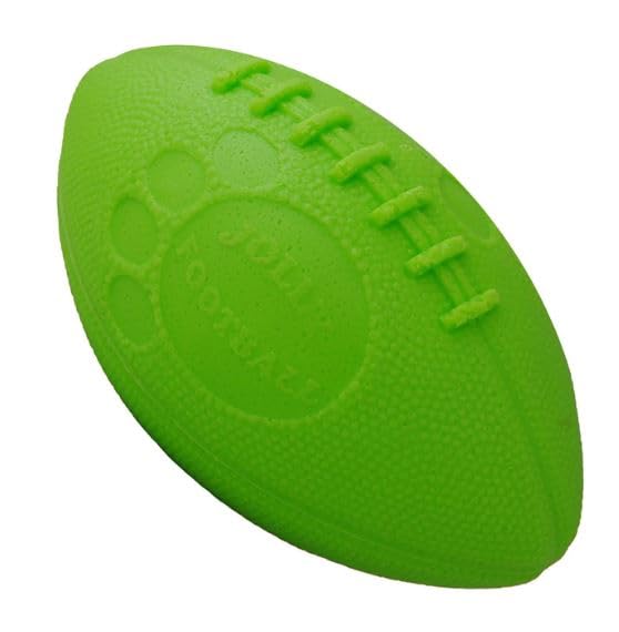 Jolly Dog Football 8 – Jouet résistant pomme-verte, supervision recommandée.