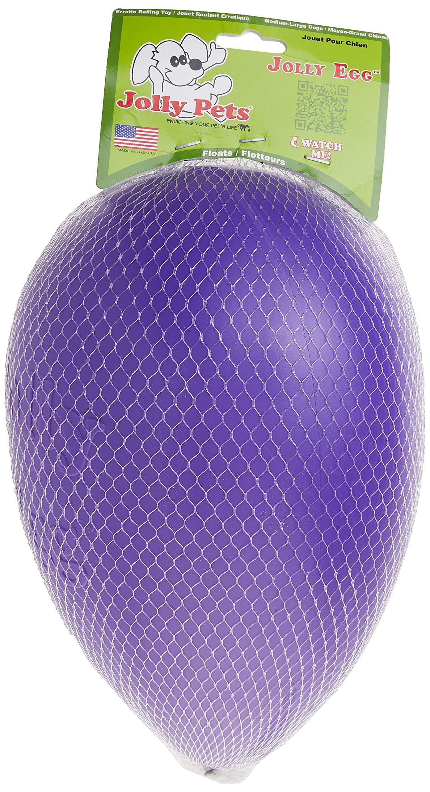 Jolly Pets Jolly Egg flotte sur l'eau pour des jeux nautiques.