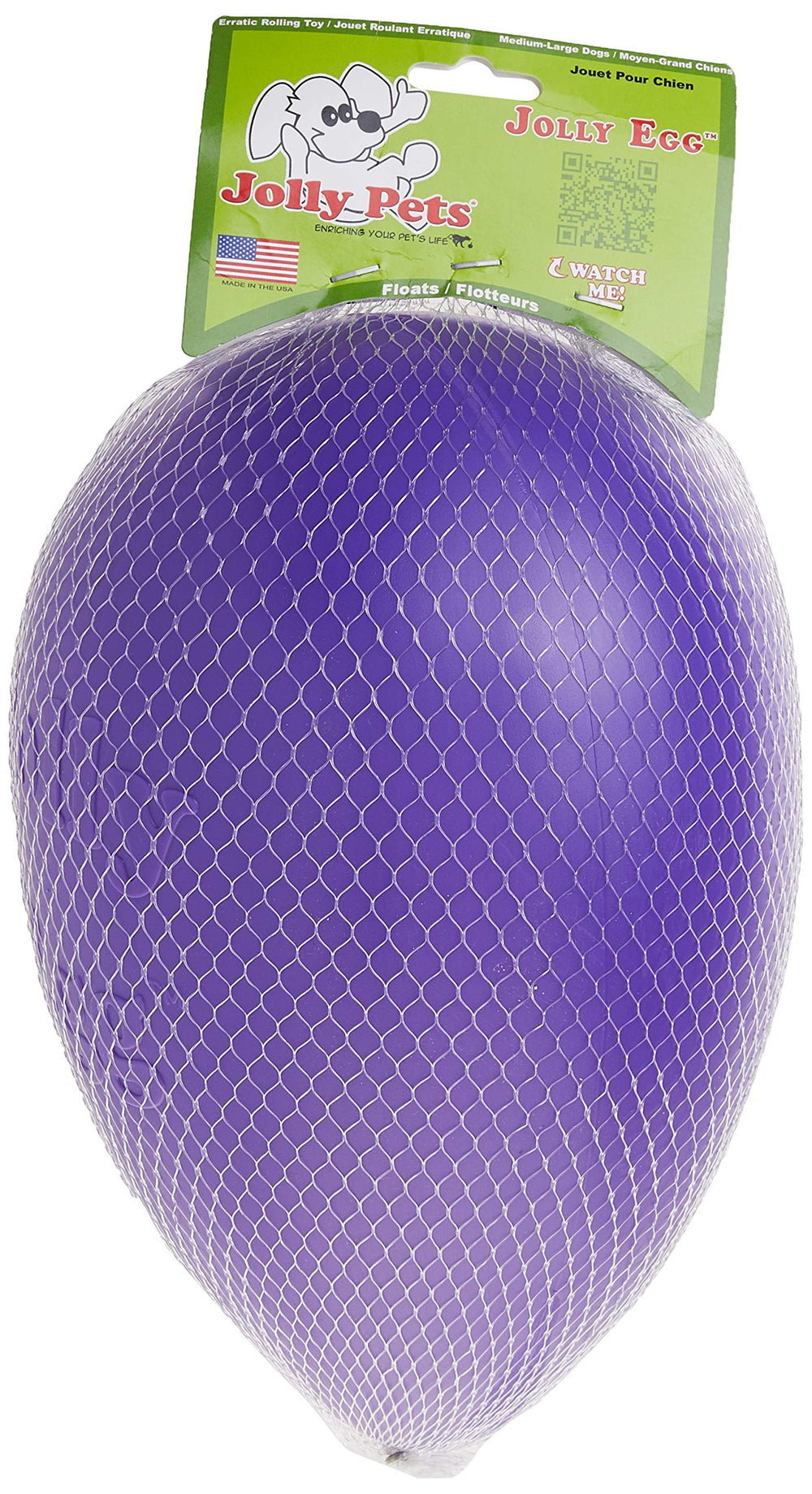 Jolly Pets Jolly Egg flotte sur l'eau pour des jeux nautiques.
