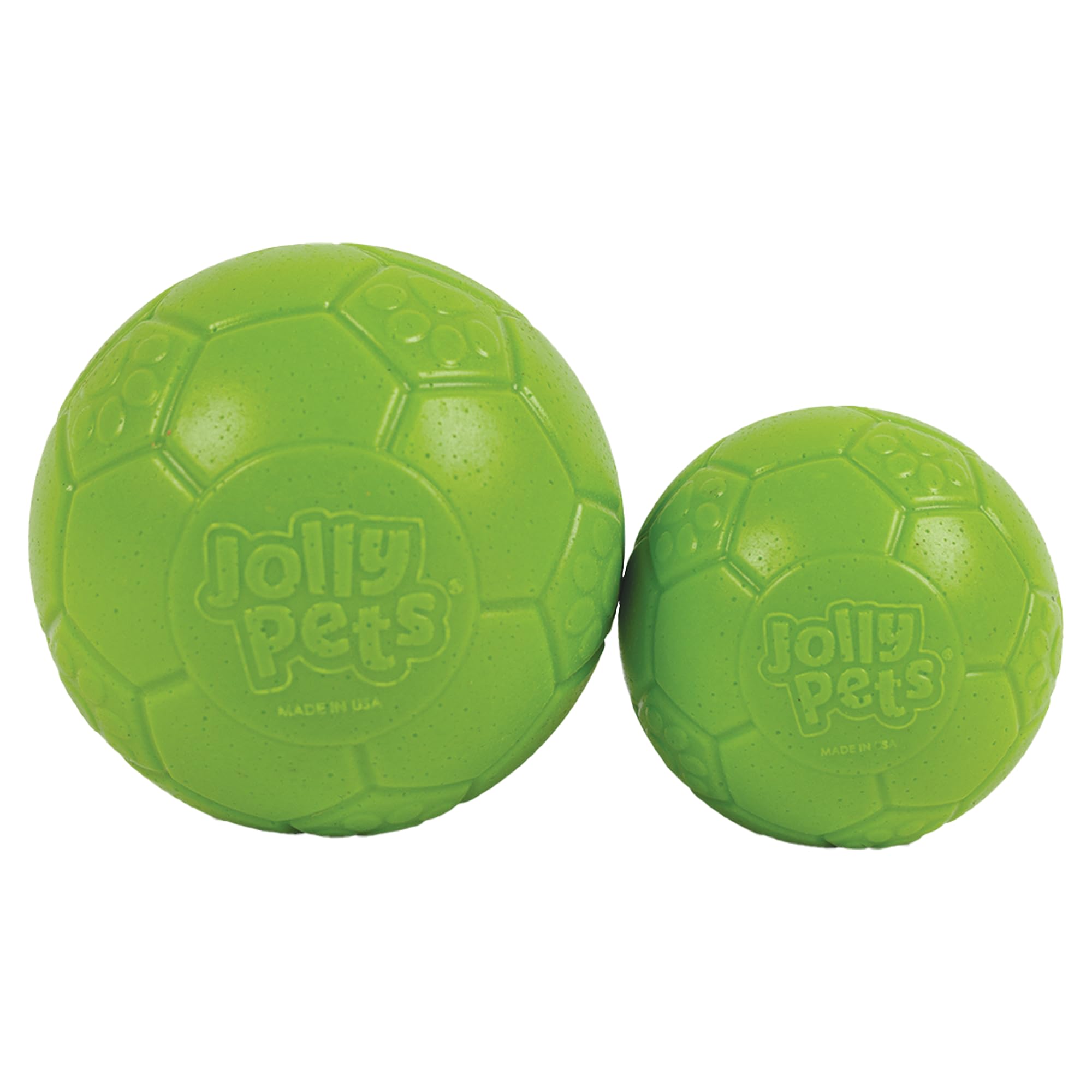Jolly Pets Mini Jolly Soccer Ball parfum pomme verte, stimulation sensorielle ludique.