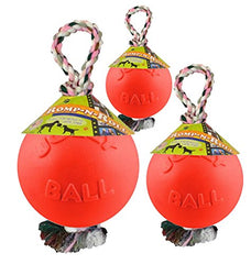 Jolly Pets Romp-n-Roll corde à prise facile, idéale pour tir et ramener.