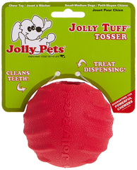 Intérieur du Tuff Tosser pouvant être rempli de friandises pour puzzle