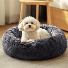 Coussin en forme de beignet JOLLYVOGUE, repos douillet pour chien ou chat, 20 pouces.
