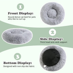 Lit donut JOLLYVOGUE: lavage en machine pour un entretien facile.