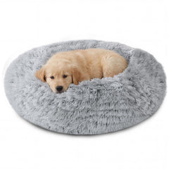 Lit beignet JOLLYVOGUE pour chien calme, taille 27 pouces.