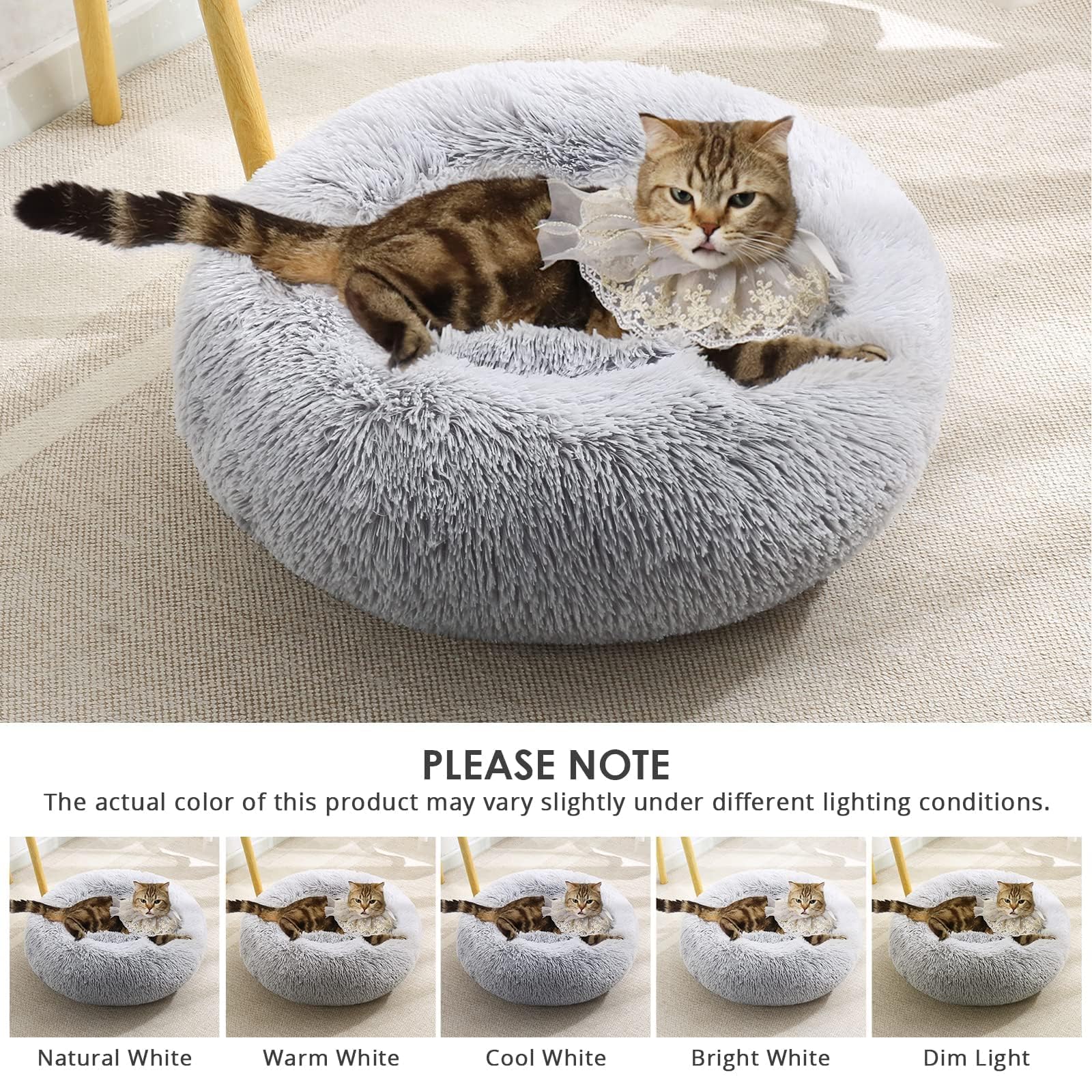 Lit donut JOLLYVOGUE: soutien dos et cou pour les longues siestes.