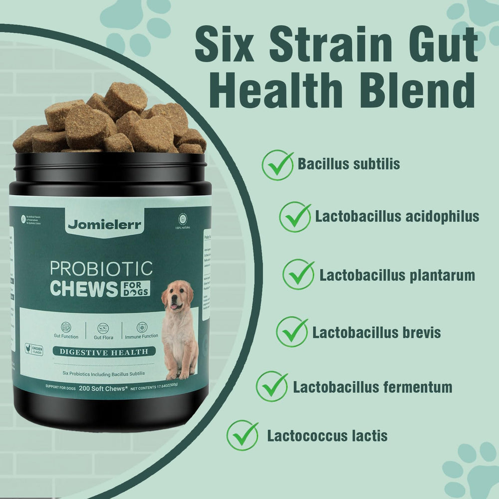 Probiotiques Jomielerr pour chiens – emballage du produit.