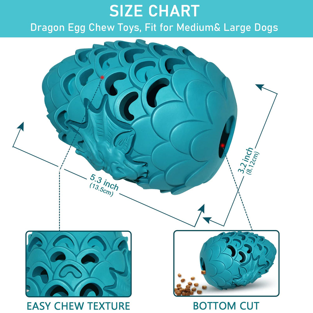 Jomilly Dragon Egg : jouet interactif pour chien de grande taille.