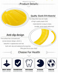 JONGLYEE jouet-chien mastication durable pour mâcheurs actifs.